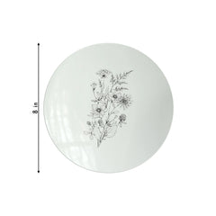 10"" Dandelion Bloom Design Plastic Plates (10)