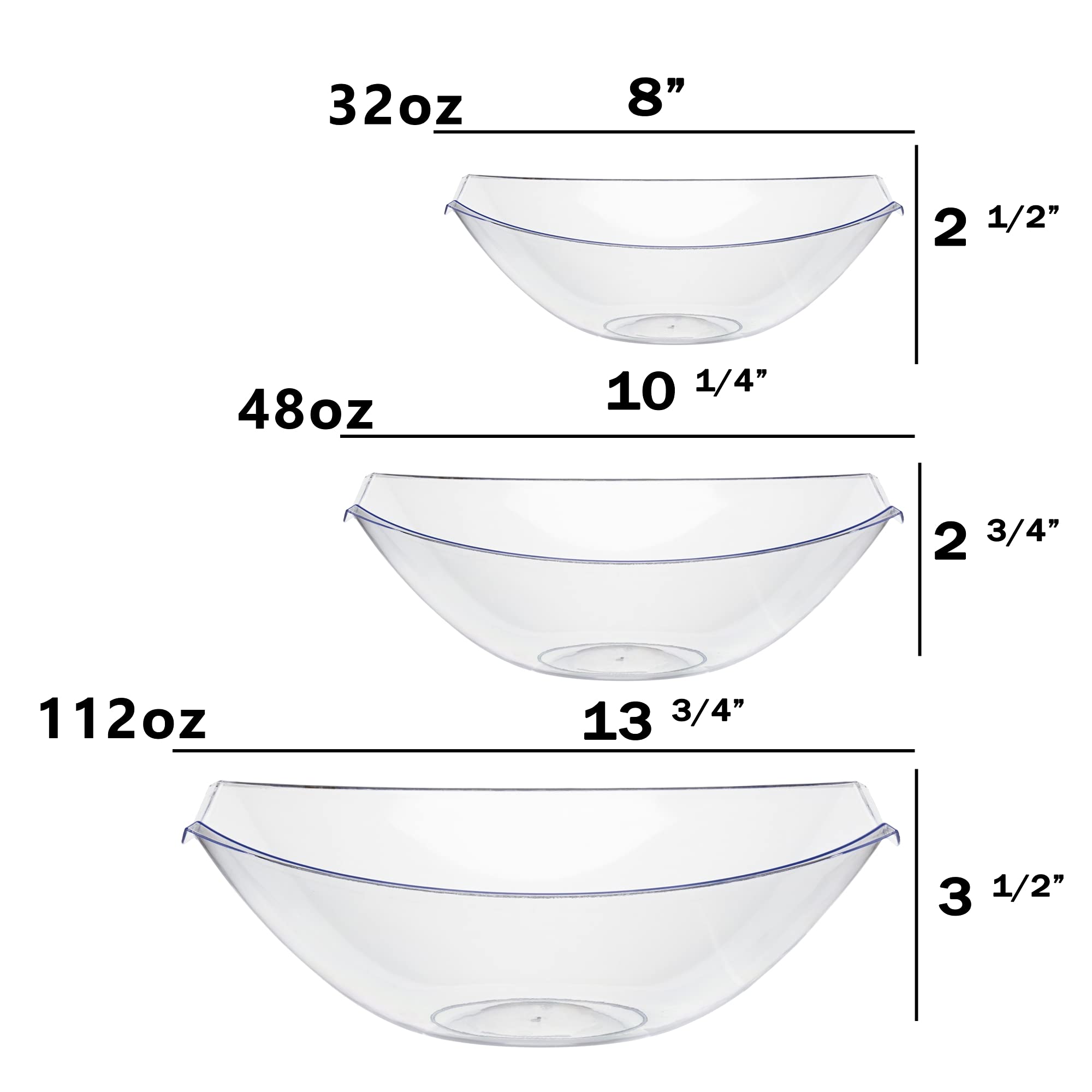 32 Oz. Stadium Bowl | Clear