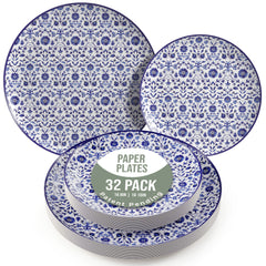 Earthtrends Florentine Design Plates Combo Set 16/16.