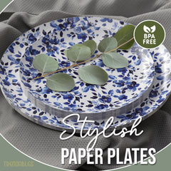 Earthtrends Bluebelle Design Plates Combo Set 16/16.