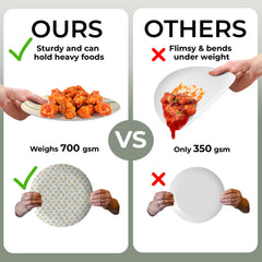 Earthtrends Folk Design Plates Combo Set 16/16.