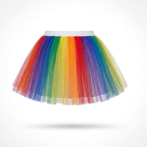 Rainbow Tutu Skirt - Vibrant Costume Accessory
