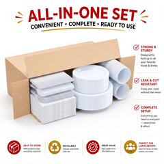 Solid Color Tableware Combo | White