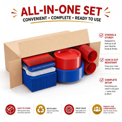 350 Pcs Patriotic Disposable Tableware Set