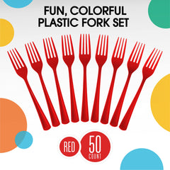 350 Pcs Black/White/Red Disposable Tableware Set