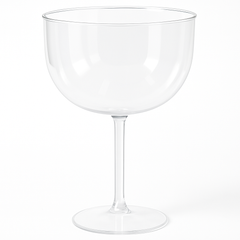 Oversized Clear Plastic Wine Glass - 1.3L Capacity