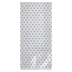 Polka Dot Favor Bags with Bows - 12 Pack