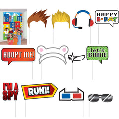 Party Town "Happy Bday" Scene Setter with Props for Kids' Birthday