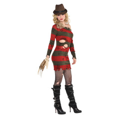 Nightmare Ms. Krueger Halloween Costume for Women - Adult S (2-4)
