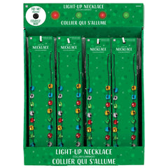 Christmas Light-Up Jingle Bell Necklace