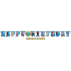 Sonic the Hedgehog Birthday Banner - Customizable Age