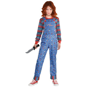 Child's Play Chucky Costume for Kids - Halloween Horror Outfit - Toddler (3-4)