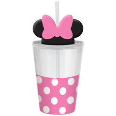 Minnie Mouse 18oz Party Cup with Straw and Ears Lid