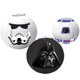 Star Wars Galaxy Paper Lanterns - Darth Vader, Stormtrooper & R2-D2 Set