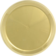 Elegant Gold 16" Round Plastic Platter