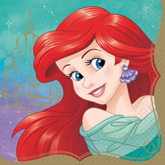 Disney Princess Ariel Lunch Napkins - 16 Pack