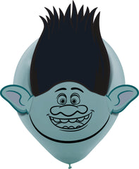 Trolls World Tour Latex Balloon Decorating Kit, 12-Inch, 6-Pack