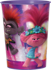 Trolls World Tour Birthday Favor Cup - Purple, 16 oz