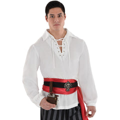 Pirate Flask Belt Costume Accessory for Halloween