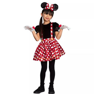 Disney Minnie Mouse Red Polka Dot Costume for Girls - Toddler (2-3)