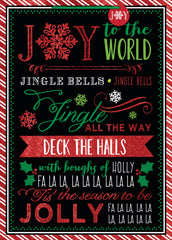 Extra Large Glitter Chalkboard Christmas Gift Bag