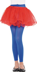 Kids' Royal Blue Footless Tights - One Size