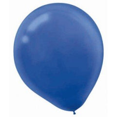 Royal Blue Solid Latex Balloons - 12" | Pack of 15