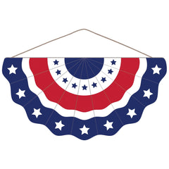 Large Patriotic MDF Bunting Sign