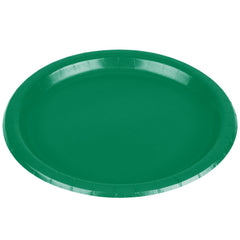 Festive Green 10" Paper Dinner Plates