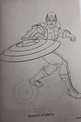 Disney Marvel Avengers Colouring & Activity Book, Black/White, 32 Pages, Ages 4+, for Arts & Crafts/Birthday Favour