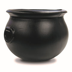 16" Black Halloween Cauldrone