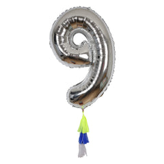 Rose Gold Number 5 Foil SuperShape Metallic Balloon