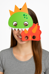 Dino-Mite Baby's First Birthday Dinosaur Masks, 8-Pack