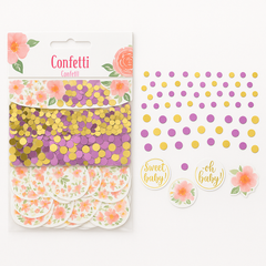 Floral Baby Shower Confetti Table Scatter Decoration