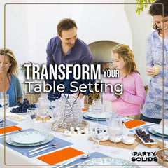 Orange Guest Towel Napkins - 40 Ct.