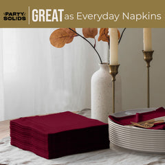 Burgundy Dinner Napkins - 50 Ct.