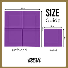 Purple Dinner Napkins - 50 Ct.