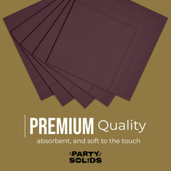 Brown Dinner Napkins - 50 Ct.