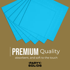 Turquoise Dinner Napkins - 50 Ct.