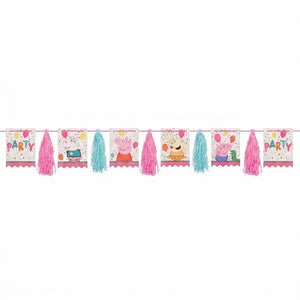 Peppa Pig Confetti Tassel Garland Decoration for Kids