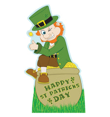 Leprechaun with Pot of Gold / Rainbow