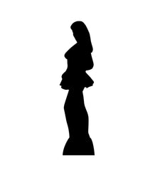Woman Side Profile Silhouette