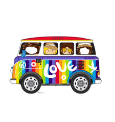Hippie Bus Standin