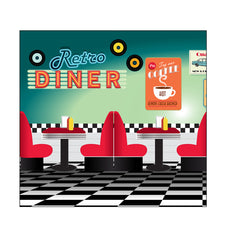 50's Backdrop Double Wide