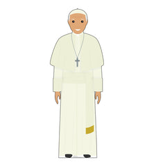 Pope White Outfit (Illustrated)