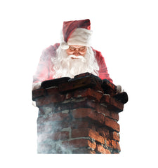 Santa in Chimney