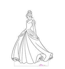 Color Me Cinderella Standee (Disney)