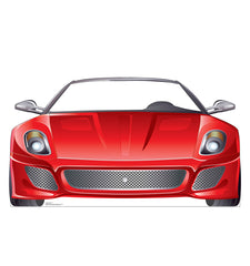Red Sports Car Standin
