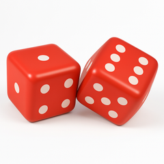 Large Inflatable Dice Decorations - 2-Pack
