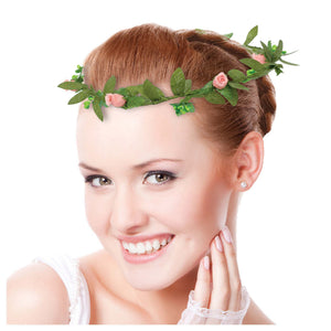 Mint to Be Floral Head Wreath for Weddings